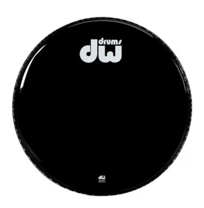 DW Gloss Black Bass Drum Head Non-Vented - 20" - Picture 1 of 1