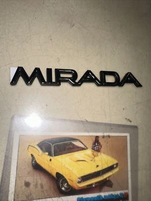 1980 1981 1982 1983 NOS Dodge Mirada Emblems Medallions Nameplates Mopar NOS - Image 1 of 4