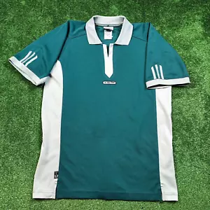 Vintage Adidas Shirt Adult M Table Tennis Blue Sports Collared Active Logo Mens* - Picture 1 of 16