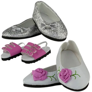 MANGOPEACHES: 18" DOLL SHOE - 18"doll shoes 3pc  DELUXE SET- FITS AGD - Picture 1 of 5