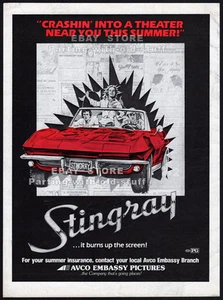 STINGRAY - Original 1978 comercio anuncio / anuncio_ Christopher Mitchum _ Sherry Jackson - Imagen 1 de 1