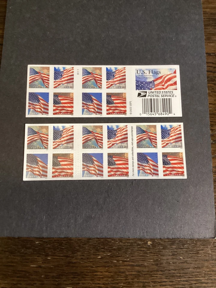 Scott#5887-90 BCA 20 Stamp Flag booklet-MNH-2024-US - Image 1 of 1