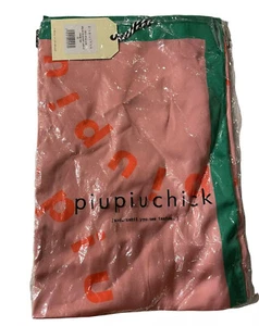 Pui Pui Küken Schal rosa orange Logo 27” x 26” - Bild 1 von 5