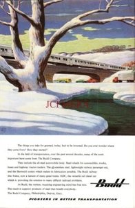 BUDD Transportation RDC Railroad Train Vintage 1950 LESLIE RAGAN Print Ad 691/85 - Picture 1 of 1