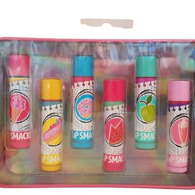 Lip Smacker MASH Best Flavor Forever 6 Pc Original Best Lip Balm Collection Tin - Image 1 of 4