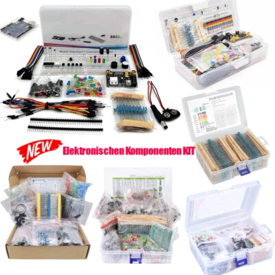 Gemischte mit elektronischen Komponenten LED Set Widerstand Kondensator Teile DE - Bild 1 von 4