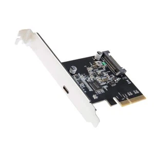 USB-C 3.2 Gen 2x2 PCIe Gen3 x4 Expansion Card 20Gbps SATA Powered ASM3242 - Picture 1 of 5