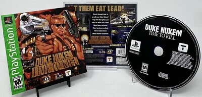 Duke Nukem: Time To Kill (PlayStation 1, 1998) Greatest Hits CIB RATED M - Image 1 of 4