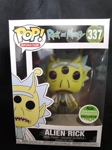 Funko Pop!  Alien Rick #337 Hot Topic & ECCC Exclusive Rick & Morty - Picture 1 of 4