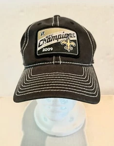 New Orleans Saints Reebok Hat Vintage 2009 NFL Superbowl XLIV NFC Champions - Picture 1 of 9