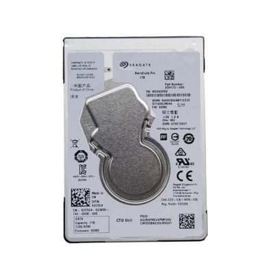Seagate BarraCuda 1TB ST1000LM049 7200 RPM 128MB SATA 2.5" Laptop HDD Hard Drive - Image 1 of 3