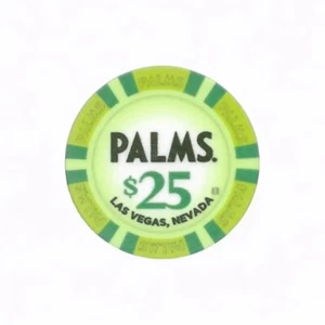 Palms Casino Resort (Yaamava, 2022) $25 Casino Gaming Poker Chip - Las Vegas - Picture 1 of 1