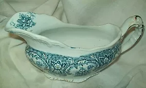 RARA antica "Parigi" GRAVY BOAT J.H.W. & Sons Hanley Inghilterra - Foto 1 di 5