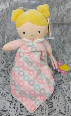 Kids Preferred Baby Doll Lovey Girl Pink Pacifier Holder Security Blanket Plush - Image 1 of 4