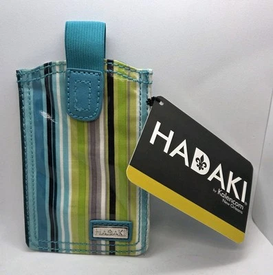 Hadaki iPhone Pod by Kalencom HDK856 Teal & Green 3.6"L x 3.75"W x 5.5"H - Image 1 of 4