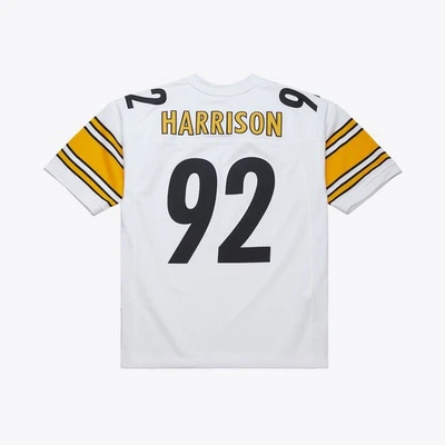 Camiseta deportiva Mitchell & Ness 2005 auténtica de los Pittsburgh Steelers James Harrison #92 de la NFL Foto 1 de 4