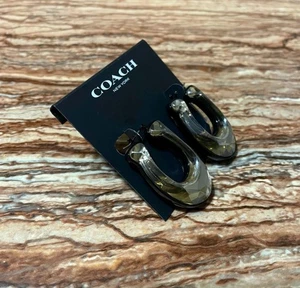 Coach Jewelry Signature C Hoop Earrings - Picture 1 of 6