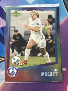 Parkside NWSL 2023 Vol 1 Leah Pruitt Shimmer Foil Parallel/100 #129 Orlando - Imagen 1 de 2
