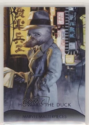 2020 Upper Deck Marvel Masterpieces Level 3 Epic Purple /199 Howard the Duck 0ad - Image 1 of 3
