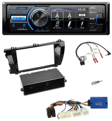 JVC Bluetooth Lenkrad USB DAB Autoradio für Toyota Corolla E170 2014-2017 schwar - Bild 1 von 4