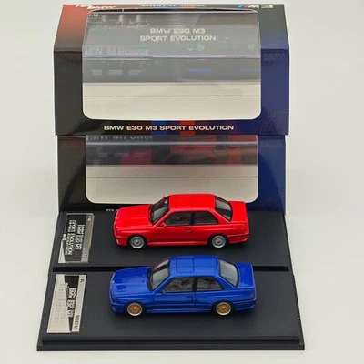 Mortal 1/64 BMW E30 M3 Sport Evolution Openable Hood Diecast Toys Car Model Gift - Image 1 of 4