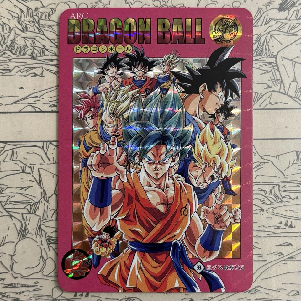 Dragon Ball Holo Prism Card All GOKU Baby Kid Super Saiyan Blue SS3 DBS DBZ 2018 - Image 1 of 4