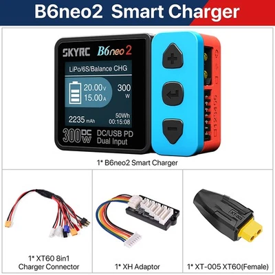 SKYRC B6neo 2 Smart Charger LiPo/LiFe/Lilon/LiHV/NiMH/NiCd/Pb Battery Charger - Image 1 of 4