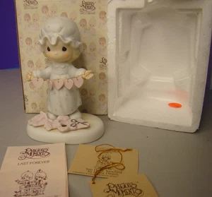 Precious Moments "You Have Touched So Many Hearts" Figurine #E-2821 CROSS 1984 - Picture 1 of 14
