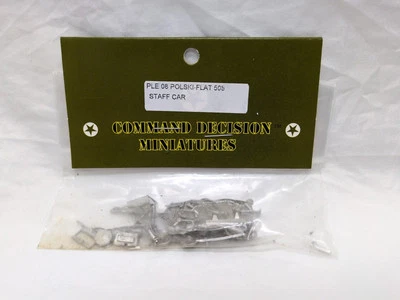 Old Glory Command Decision Miniatures PLE 08 Polski-Flat 508 Staff Car - Image 1 of 4