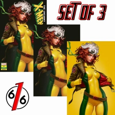 🔥❌ UNCANNY X-MEN 1 IVAN TALAVERA Trade Dress & Virgin Variant ABC Set LTD 1000