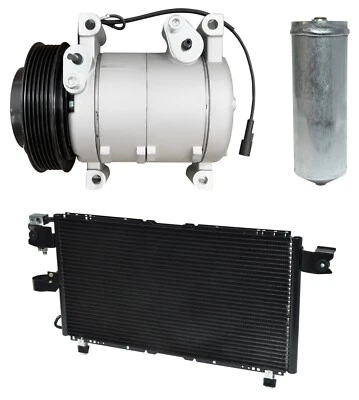 NEW RYC AC Compressor Kit W/ Condenser A011A-N Fits Isuzu Rodeo Sport 3.2L 2001 - Image 1 of 4
