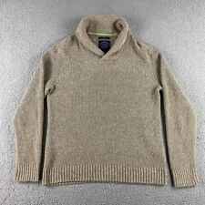American Eagle Outfitters Sweater Mens L Cowl Neck Athletic Fit Beige Pullover