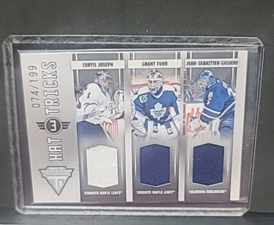 FUHR JOESPH GIGURE 2011-12 Panini Titanium Hat Tricks Camisas #23 74/199  - Imagem 1 de 3