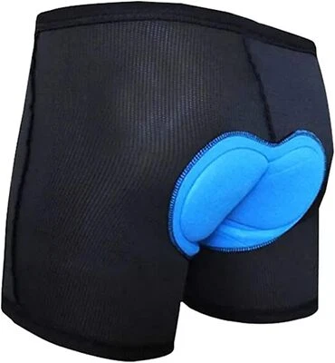 Para hombres Acolchado Ciclismo Ropa Interior Gel Bicicleta Calzoncillos Ligeros Bicicleta Pantalones Cortos EE. UU. Foto 1 de 4