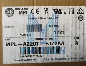 MPL-A220T-EJ72AA Servo Motor Brand New MPLA220TEJ72AA - Picture 1 of 1