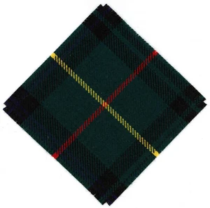 100% WOOL HUNTING STEWART TARTAN PARACHUTE REGIMENT 15th Bn Scot Vols CAP BADGE - Picture 1 of 4