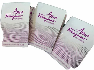 3x AMO FERRAGAMO Salvatore Ferragamo Flowerful 0.05oz 1.5ml EA EDT Spray Samples - Picture 1 of 3