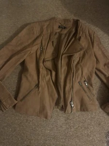 Only Leather Jacket Size M (42)  - Picture 1 of 4