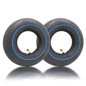 2 x Heavy Duty 4.10-4 11X4.00-4 3.50-4 Tire Inner Tube TR87 Bent Valve Stem - Picture 1 of 7