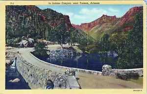 Sabino Canyon Tucson Arizona Postcard OB-H2614 Unposted - Picture 1 of 2