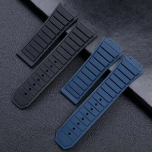 29x19mm Watch Strap for Hublot King Power Series Silicone Rubber Replacement - Picture 1 of 10