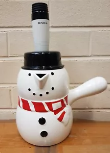 Bonjour Vintage Christmas Snowman Hot Chocolate Maker - Picture 1 of 8