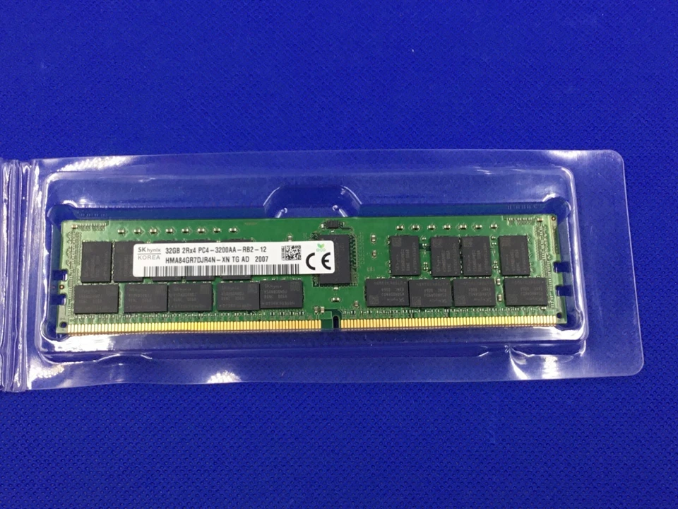 HMA84GR7DJR4N-XN HYNIX 32GB (1X32GB) 2RX4 PC4-3200AA SERVER MEMORY - Image 1 of 1