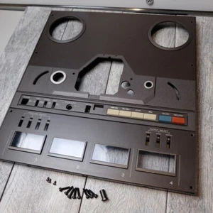 Tascam 34 Teac Reel to Reel – Front Plastic Cabinet Cover w/ Control & Screws - Picture 1 of 20