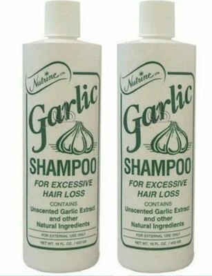 Champú Nutrine Garlic sin perfume 16 oz (paquete de 2) Foto 1 de 3