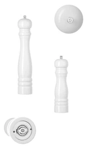 Macina Sale Macinatore Macina Pepe Manuale in Legno Macinino Spezie Bianco - Foto 1 di 3