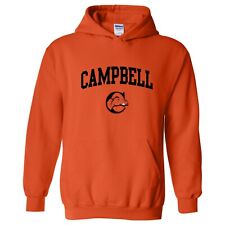 Campbell Fighting Camels Arch Logo Hooded Sweatshirt - Orange