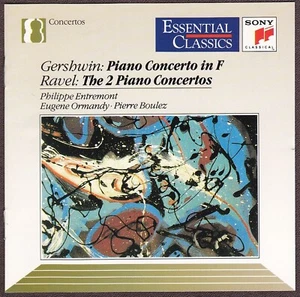 Gershwin & Ravel: Piano Concertos CD Philippe Entremont - Sony Classics - Foto 1 di 2