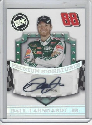 DALE EARNHARDT JR. 2009 PRESSPASS PREMIUM SIGNATURES RACING EX - Image 1 of 2