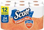 Toilet Paper,12 Double Rolls,231 Sheets per Roll-Septic-Safe 1-Ply Toilet Toilet